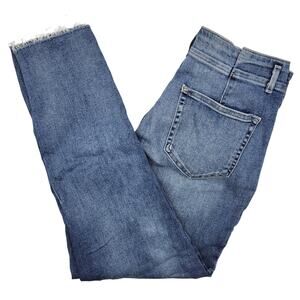 Hollister Jeans Women's 5R, 27X27 Ultra High Mom Jeans Paper Bag Waist Raw Hem